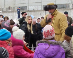 Видео выступления Петра Филаретова на Масленице